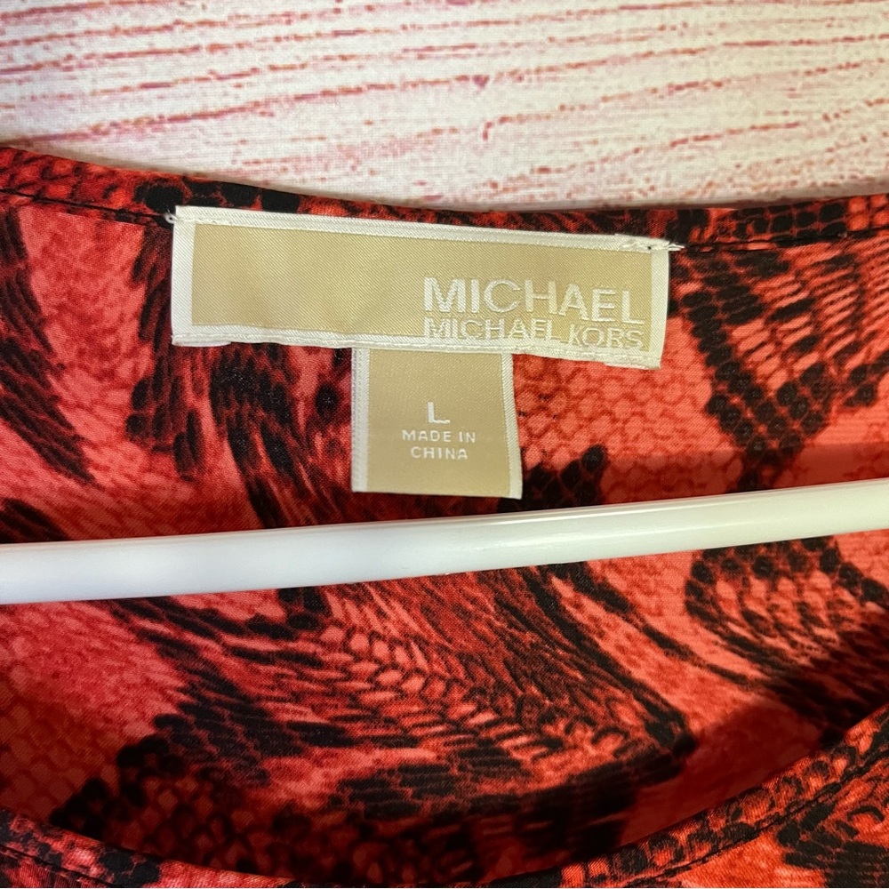 Michael Michael Kors Top Blouse Size Large - Picture 2 of 6